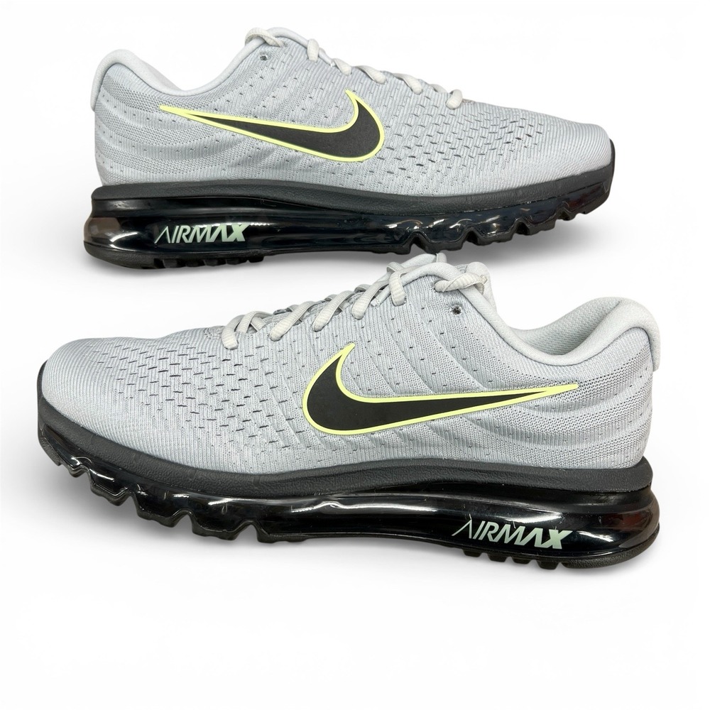 Nike Air Max 2017 Mens Size 8 Wolf Grey Black Platinum Sneakers 849559-012